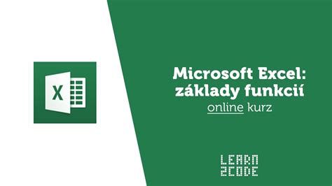 excel online zdarma|Online kurz Microsoft Excel: základy funkcií .